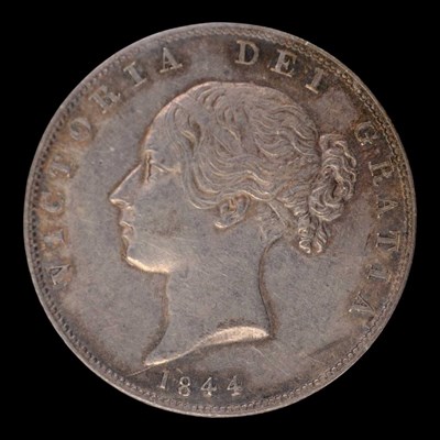 Lot 497 - A Queen Victoria 1844 silver half crown coin