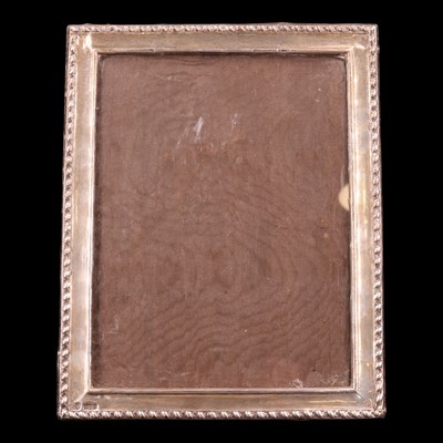 Lot 1258 - A George V silver-faced oblong photograph...