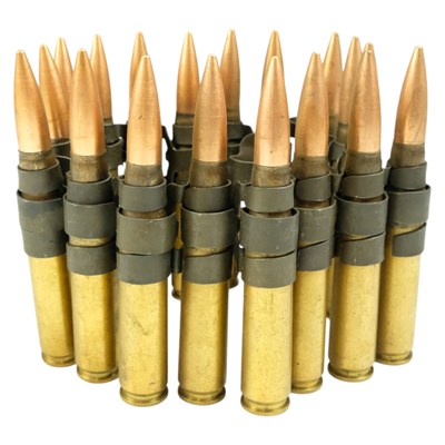 Lot 299 - A group of inert British military .50 calibre...