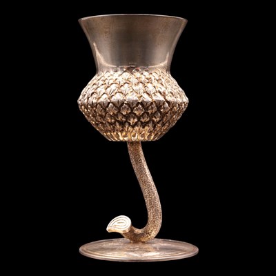 Lot 1262 - A contemporary Scottish silver tot cup, in the...