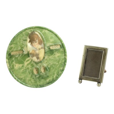Lot 785 - A 1920s dressing table marbled celluloid...