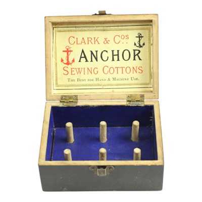 Lot 760 - A Victorian Clark & Co Anchor brand sewing...