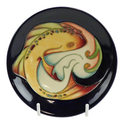Lot 865 - A Moorcroft "Shoal" pin dish, 12 cm