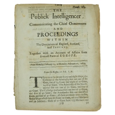 Lot 434 - An Interregnum / Commonwealth pamphlet /...