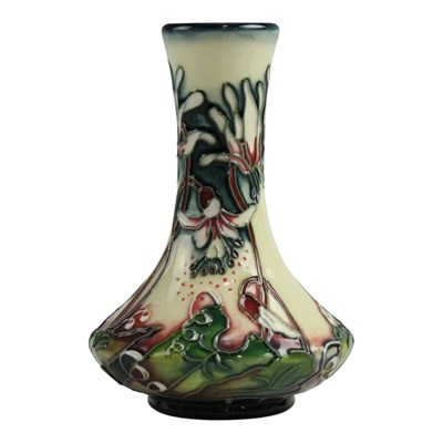 Lot 892 - A Moorcroft "Minuet" small vase, 10.5 cm
