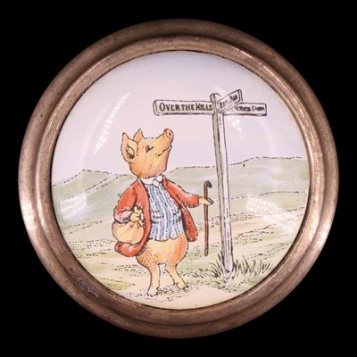 Lot 1194 - A 1980s Beatrix Potter "Pigling Bland" silver...