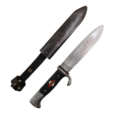 Lot 178 - A German Third Reich Hitler Youth knife, by...