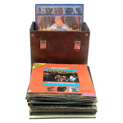 Lot 670 - A case of vinyl records, predominantly being...