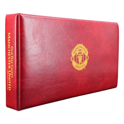 Lot 526 - [Football] A folder of Manchester United first...