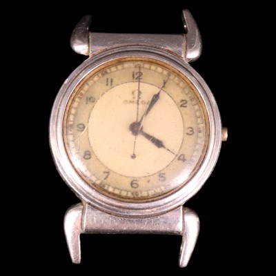 Lot 1548 - A 1930s Omega Medicus wristwatch, having a...