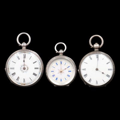 Lot 1561 - Three late 19th / early 20th Century Swiss...