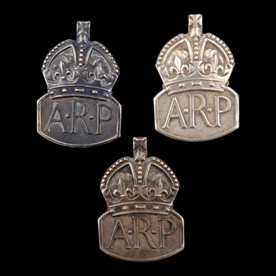 Lot 138 - Three Second World War British Home Front ARP...