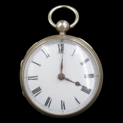Lot 1568 - An early 19th Century verge pocket watch by J...