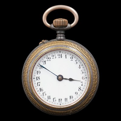 Lot 1572 - A late 19th Century Swiss 24-hour dial pocket...