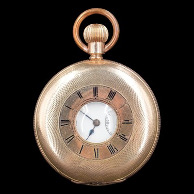 Lot 1574 - An early 20th Century Waltham 14 ct...