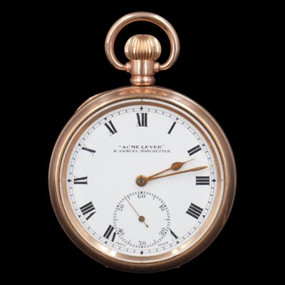 Lot 1575 - An early 20th Century "Acme Lever" rolled-gold...