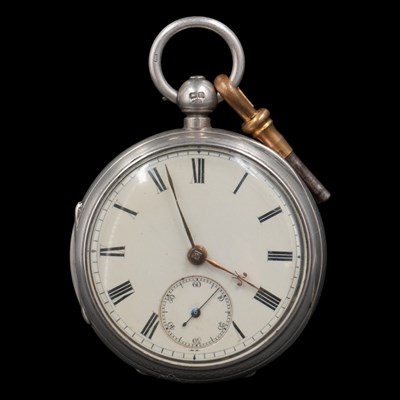 Lot 1576 - An early George V silver pocket watch, having...