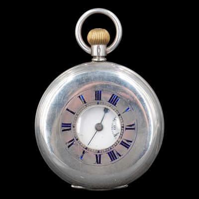 Lot 1578 - An Edwardian "Spikin's English Lever" silver...