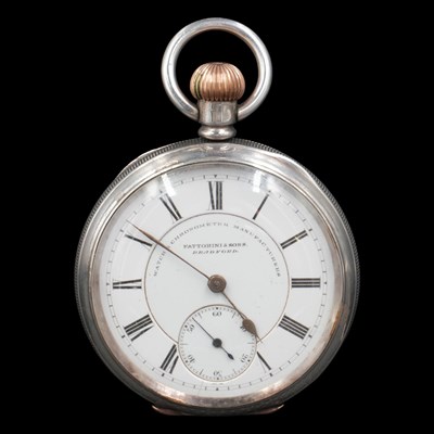 Lot 1579 - A late Edwardian silver pocket watch by...