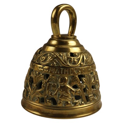 Lot 804A - An early 20th Century eclesiastical brass bell-...