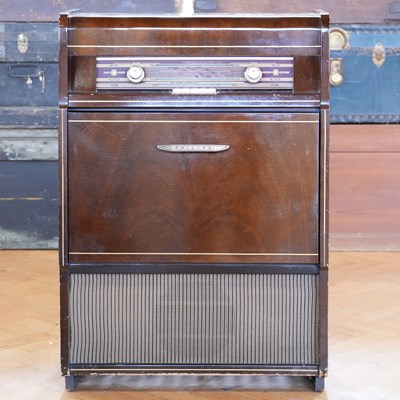 Lot 643A - A late 1950s Philips type G62A radiogram, 89 cm