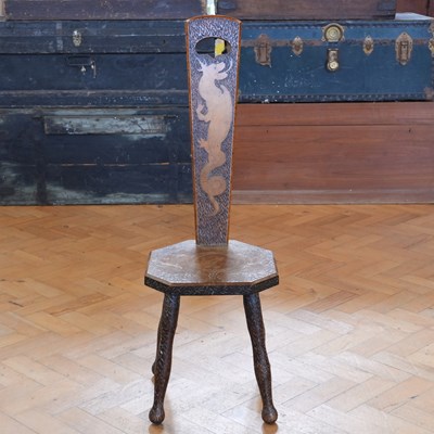 Lot 1685 - A late 19th / early 20th Century spinning...