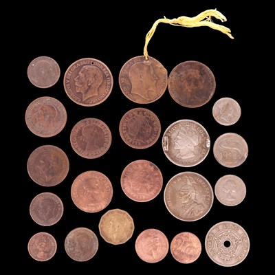 Lot 490A - A small quantity of GB and world coins,...