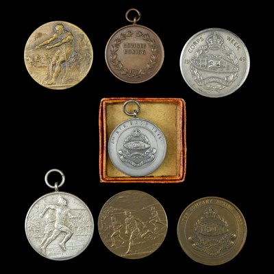 Lot 142 - Seven Royal Tank Corps / Regiment sporting...