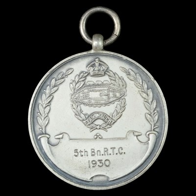 Lot 143 - A 1930 5th Battalion Royal Tank Corps high...