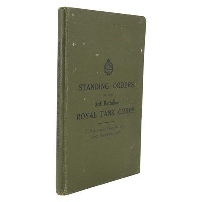 Lot 344 - Lieut Col Carlton DSO, "Standing Orders of the...