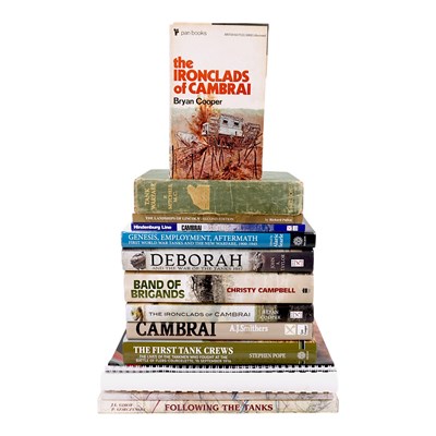 Lot 349 - A group of books on Great War British Tanks...