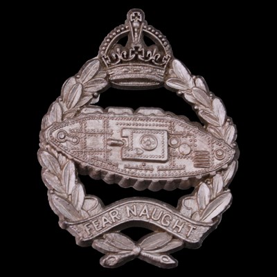 Lot 66 - A Second World War Royal Tank Regiment plastic...