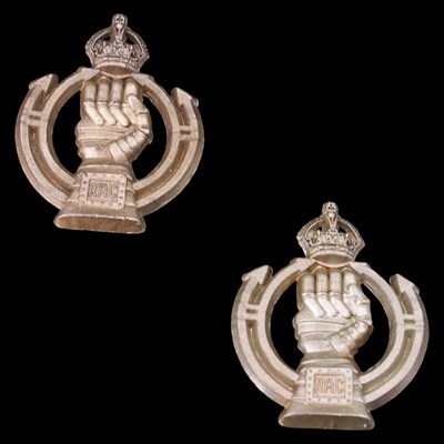 Lot 67 - Two Second World War Royal Armoured Corps...