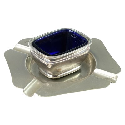 Lot 170 - A Royal Tank Corps Mess salt cellar, by Mappin...