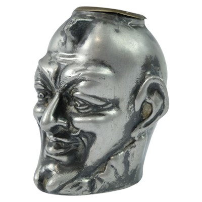 Lot 665 - A Victorian novelty match pot in the form of a...