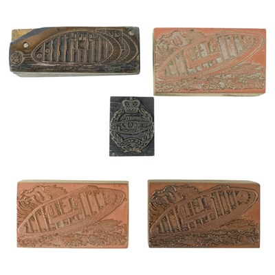 Lot 182 - A group of mid 20th Century printing blocks,...