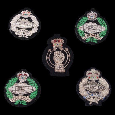 Lot 130 - Five QEII Royal Tank Regiment / Royal Armoured...
