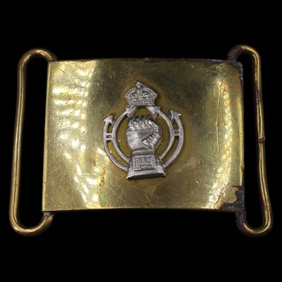 Lot 71 - A Royal Armoured Corps waist belt clasp, by...