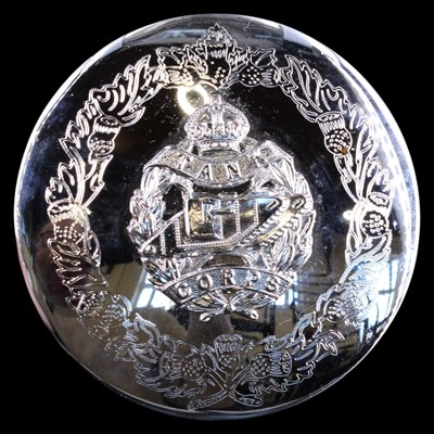 Lot 72 - A 1st Royal Tank Regiment piper's plaid brooch,...