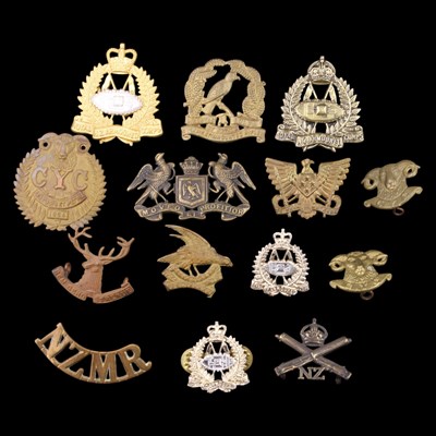 Lot 76 - A group of New Zealand Armoured Corps, Mounted...