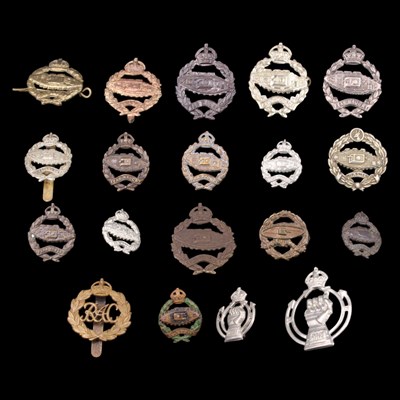 Lot 82 - A group of Royal Tank Regiment and Royal...