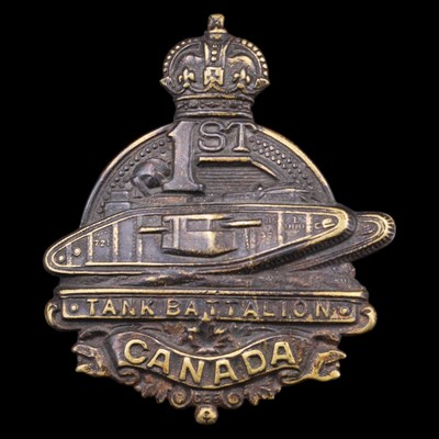 Lot 87 - A 1st Canadian Tank Battalion officers'...