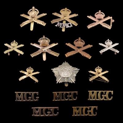 Lot 89 - A group of Great War Machine Gun Corps...
