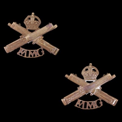 Lot 90 - A pair of Great War Motor Machine Gun Corps...