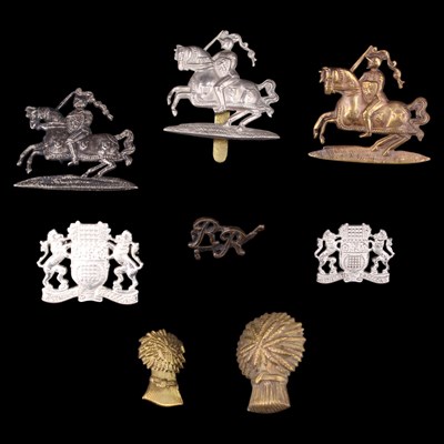 Lot 101 - A small group of yeomanry and cavalry regiment...