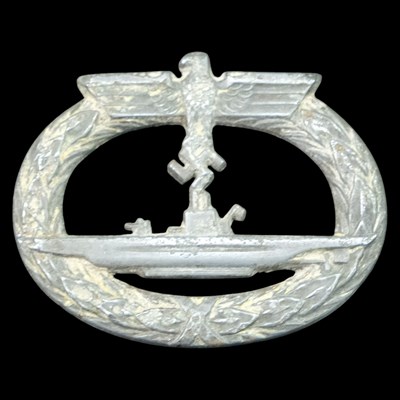 Lot 201 - A German Third Reich U-Boat badge by Gebrüder...