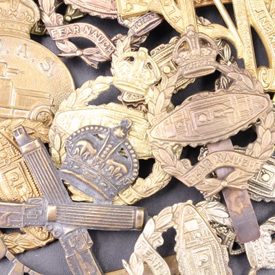 Lot 107 - A small group of Royal Tank Corps and other...