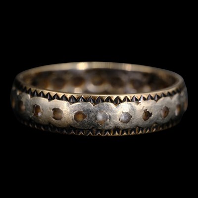 Lot 1241 - A vintage white gemstone and yellow metal...