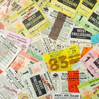 Lot 695 - A quantity of circa 1970s - 1990s Welsh Rugby...