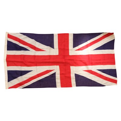 Lot 637 - A mid 20th Century Union Jack flag, of...